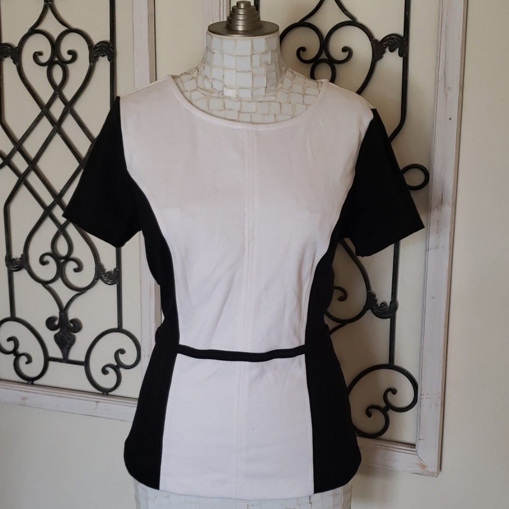 Black and white shirt